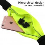 Wholesale iPhone 6s Plus / 6 Plus 5.5 Universal Sports Pouch Belt (Fluorescent Green)